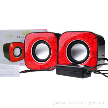 Two Small Boxes Bubble Printed Mini Speaker